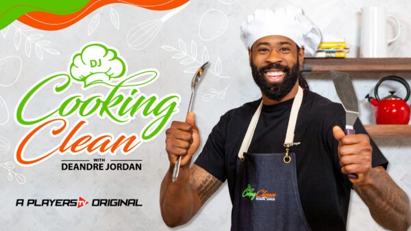 DeAndre Jordan discussing his upcoming PlayersTV projects and Cooking Clean updates.