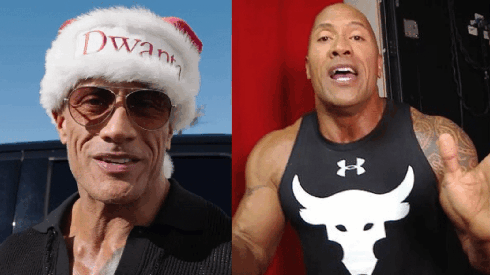 Dwayne “The Rock” Johnson surprising YMCA families during a holiday shopping spree at Walmart