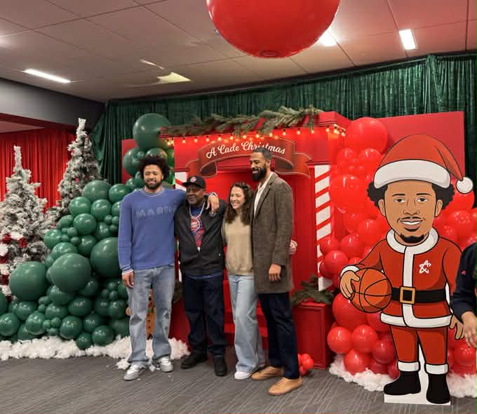Cade Cunningham surprises Detroit youth with bikes and holiday support during his “A Cade Christmas” event.