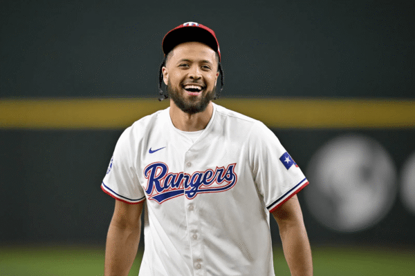 Cade Cunningham reacts during a game after news of his minority ownership stake in the Texas Rangers.