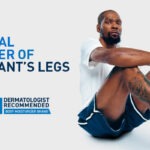 Kevin Durant reacts during interview about CeraVe comment